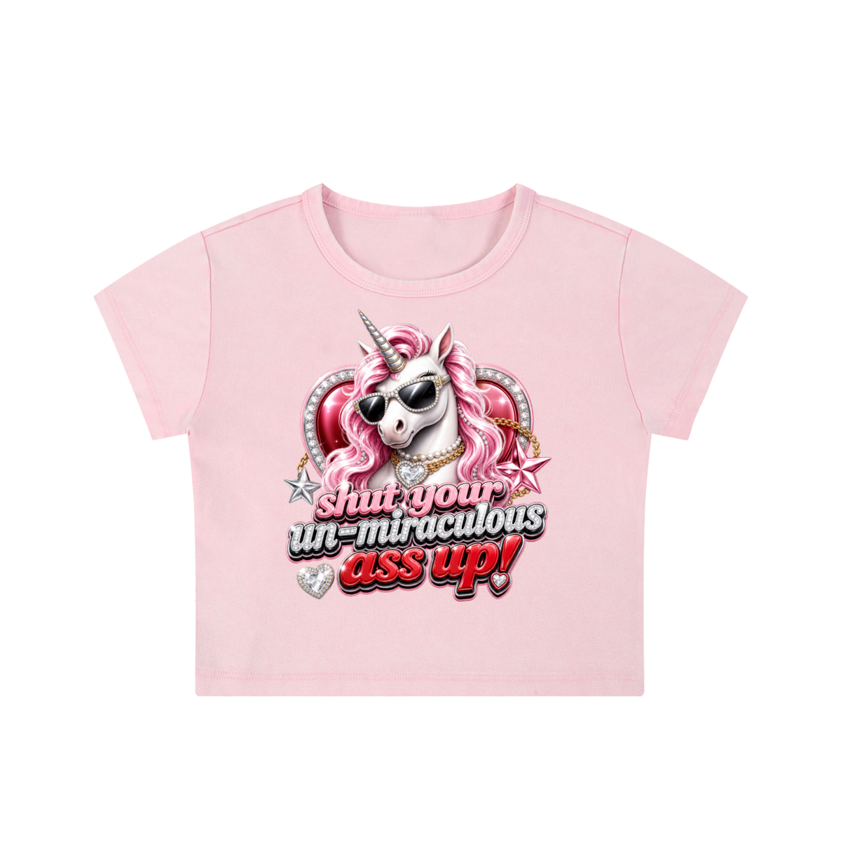 Shut Your Un-Miraculous Ass Up! Crop Top