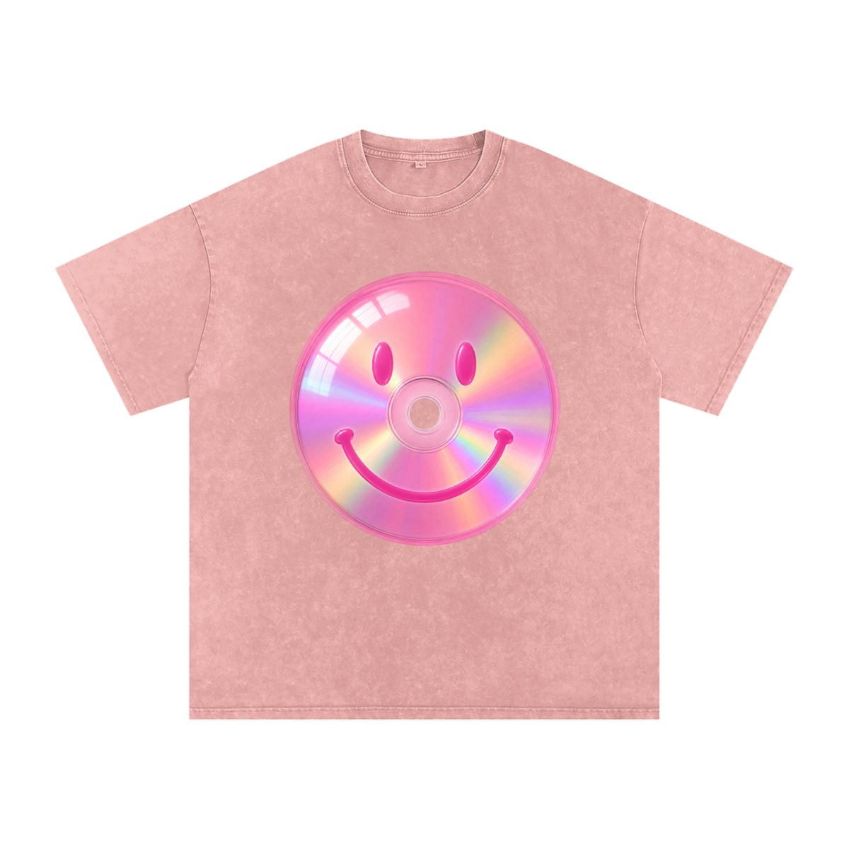 Smile Oversized Cotton T-Shirt