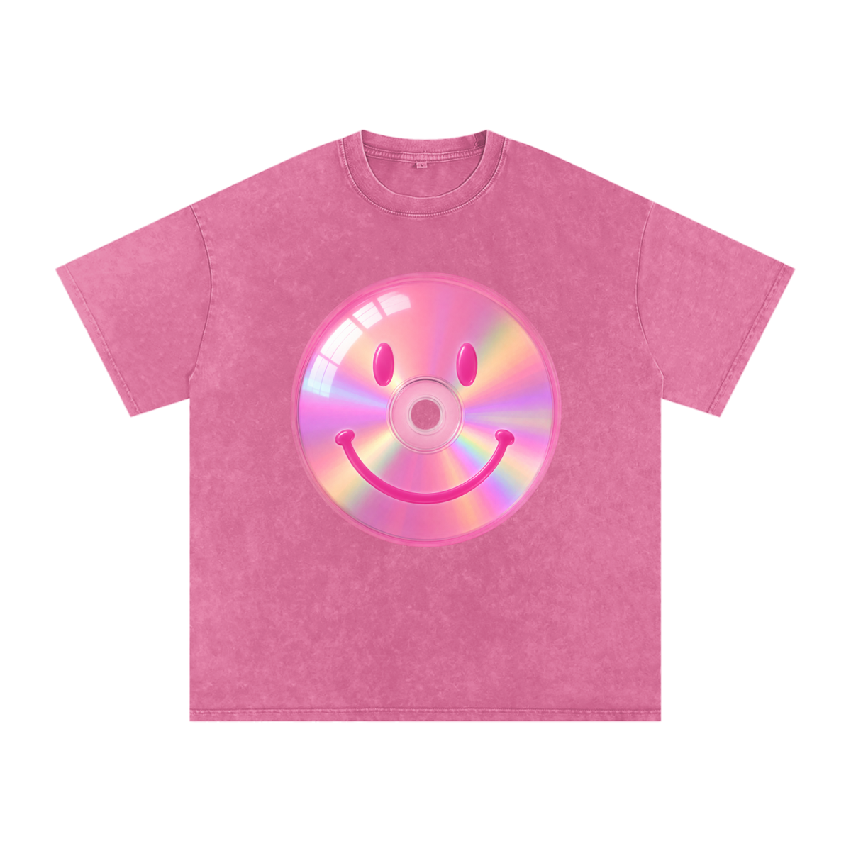 Smile Oversized Cotton T-Shirt