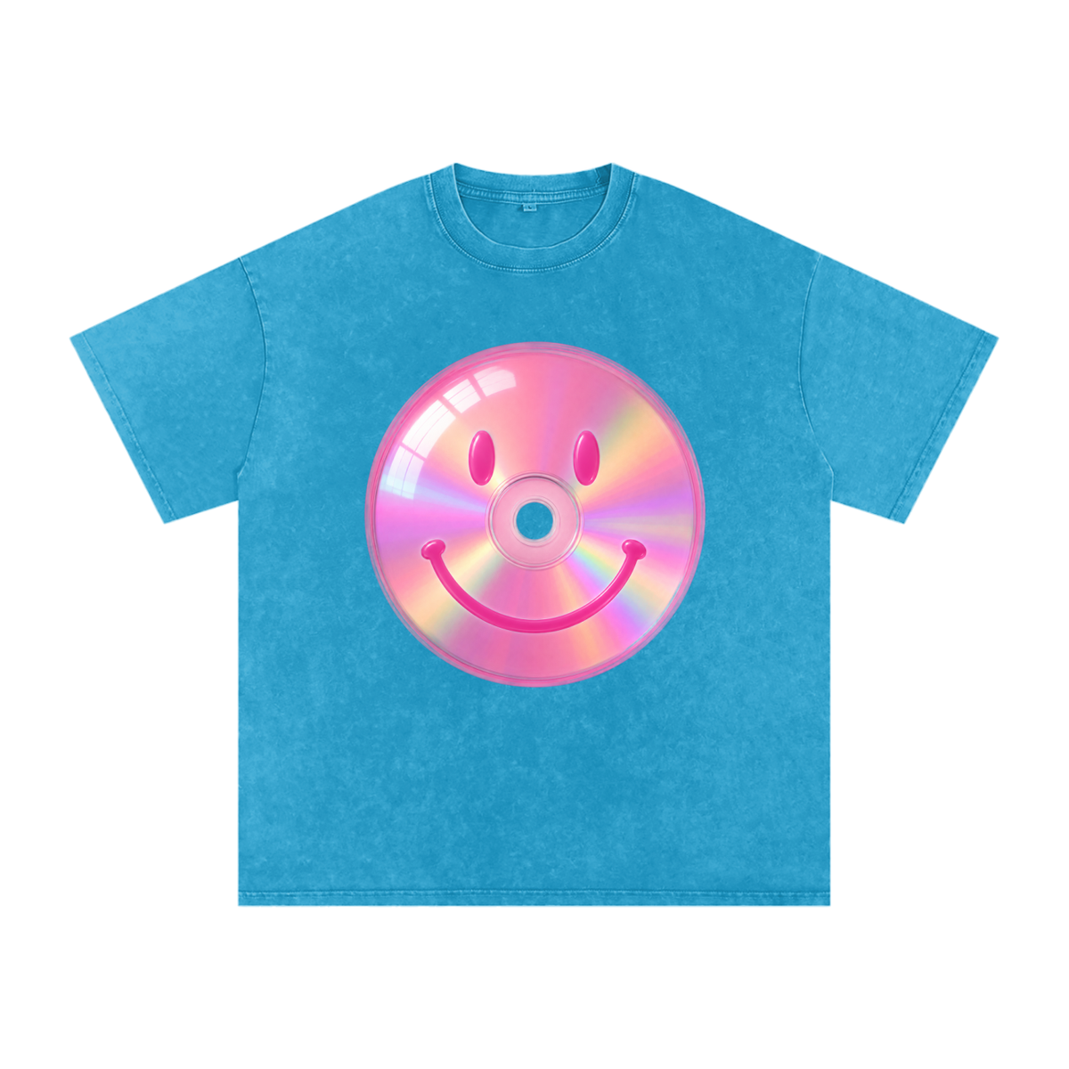 Smile Oversized Cotton T-Shirt
