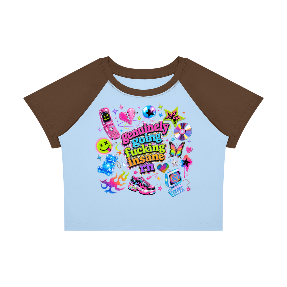 Going Insane Color Block Baby T-Shirt