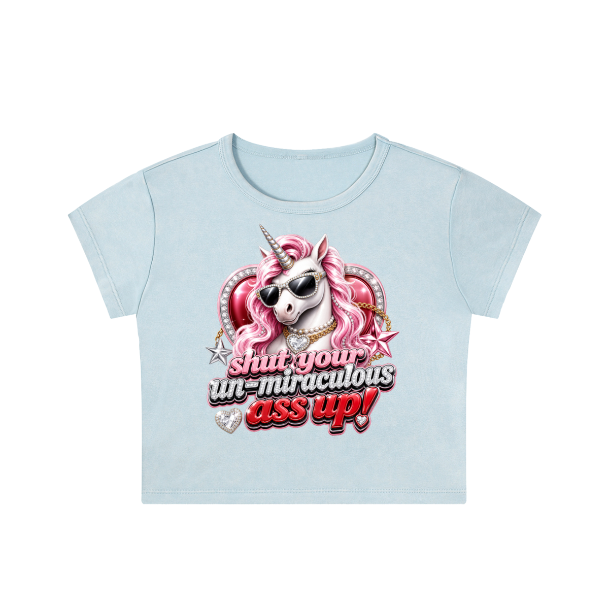 Shut Your Un-Miraculous Ass Up! Crop Top