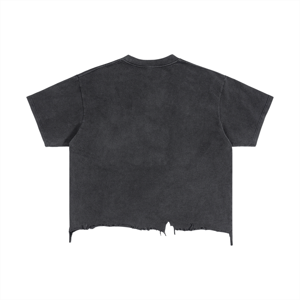 I Gots Rage Vintage Wash Boxy Distressed Hem T-Shirt