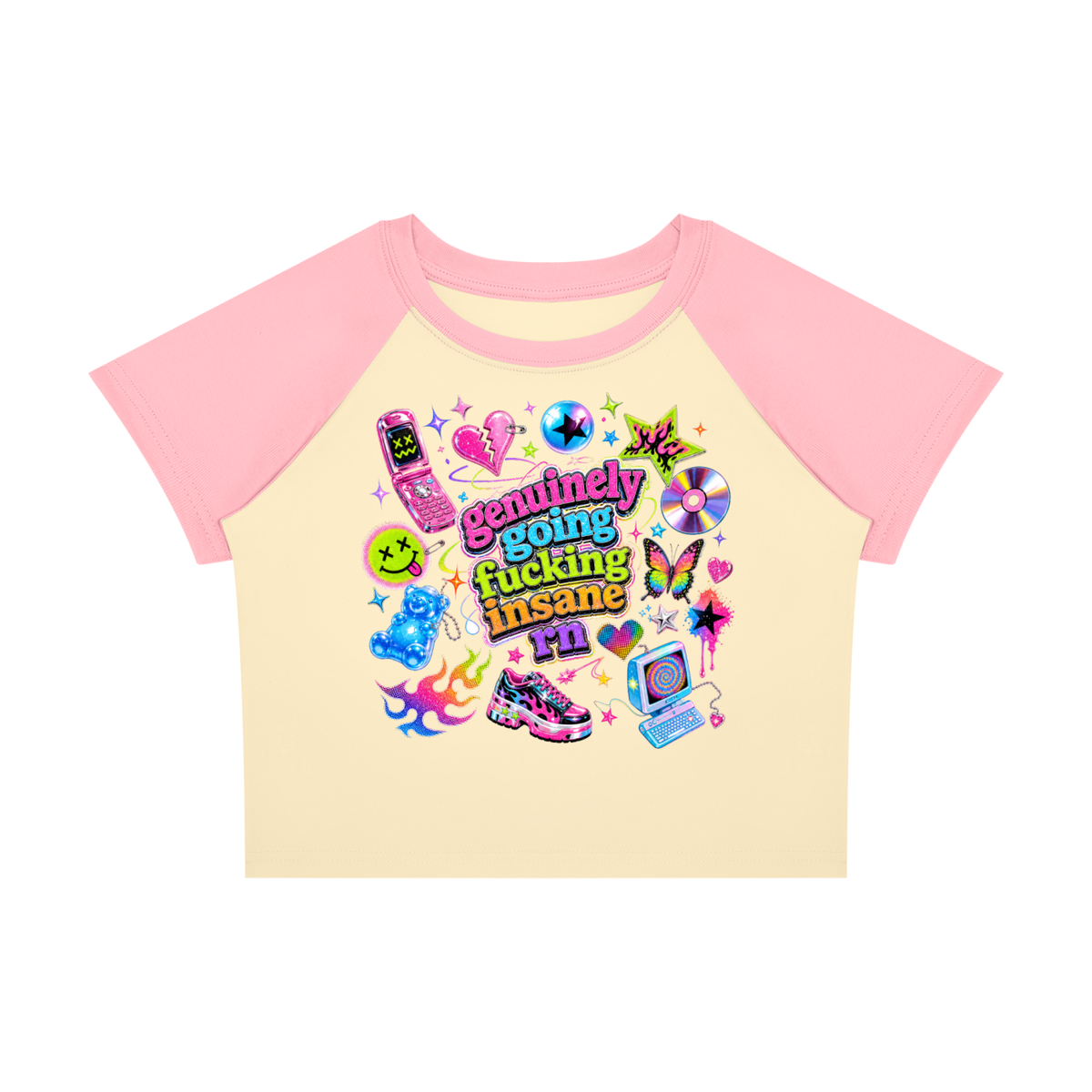 Going Insane Color Block Baby T-Shirt