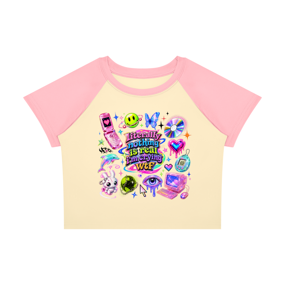 Nothing Is Real Color Block Baby T-Shirt