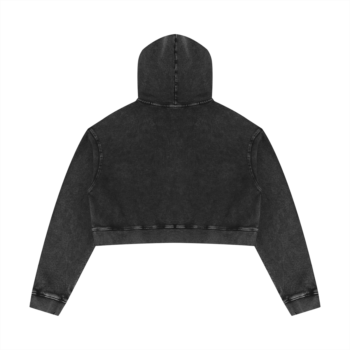 Holy Trinity Mineral Washed Crop Hoodie