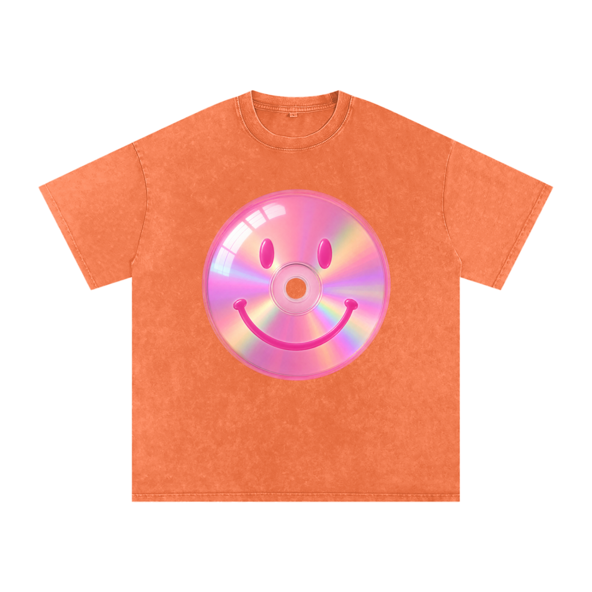 Smile Oversized Cotton T-Shirt
