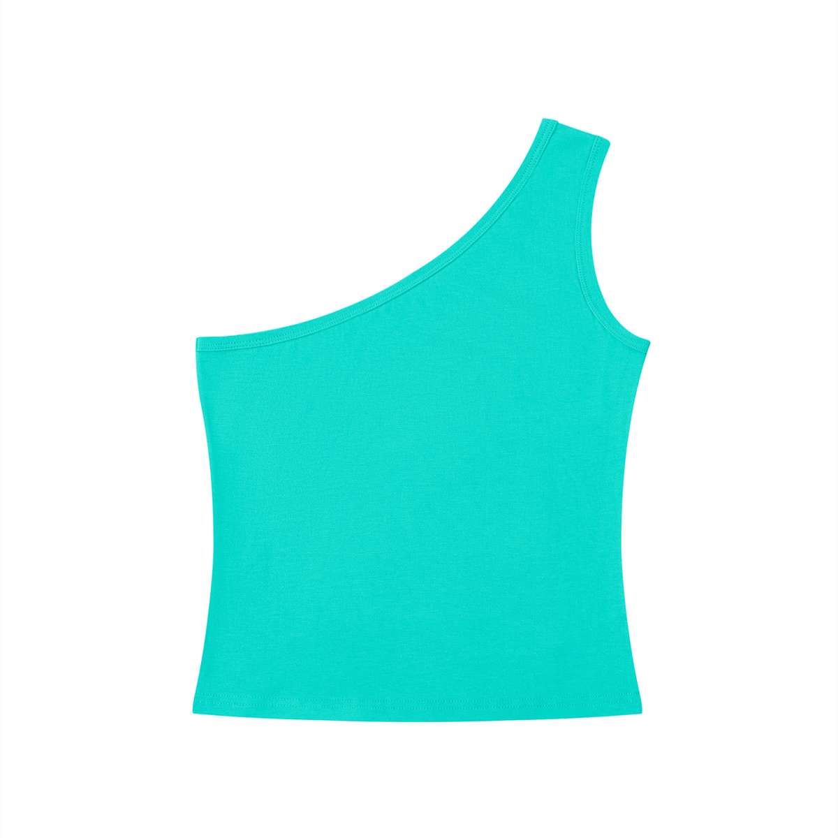 Holy Trinity One-Shoulder Crop Tank Top