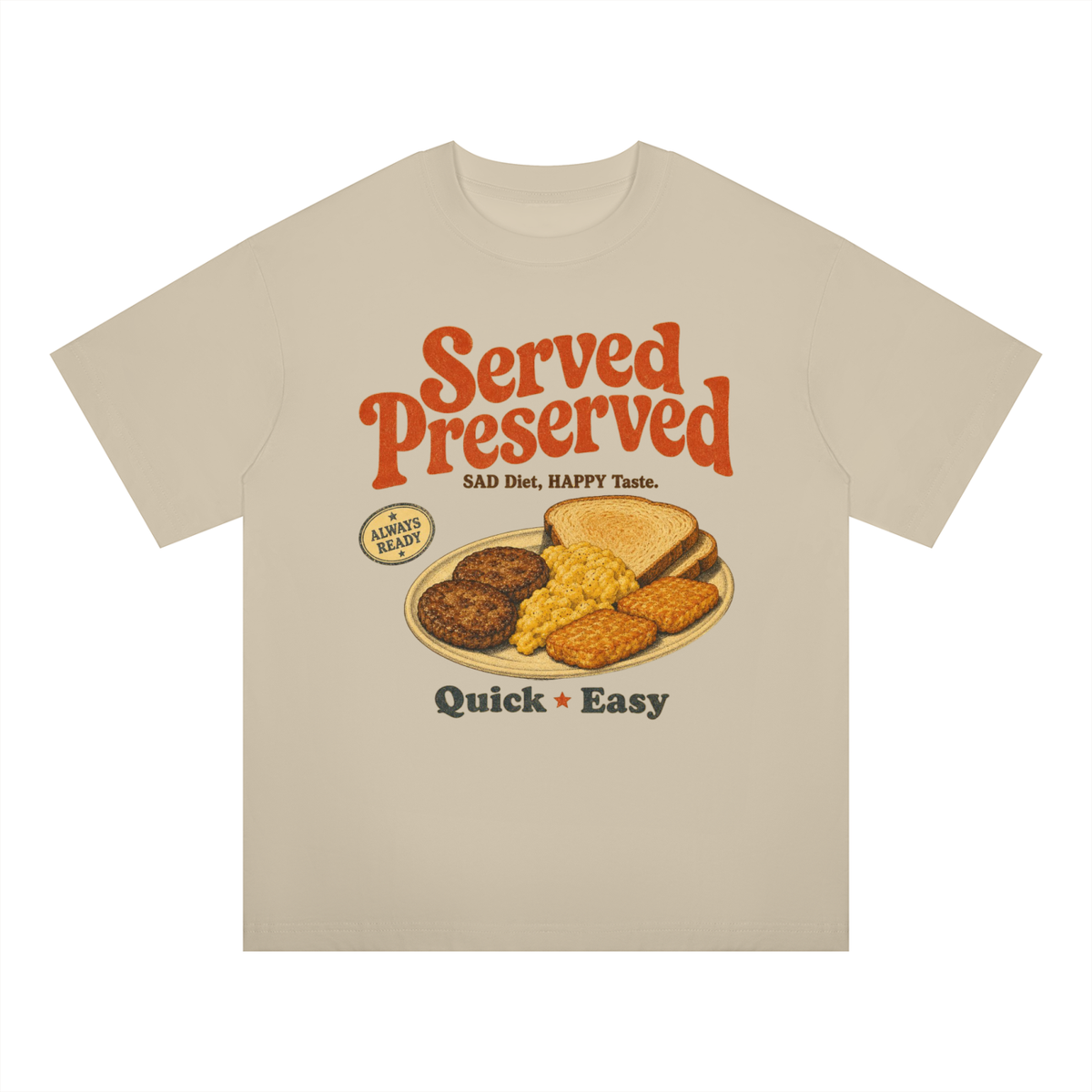 Unisex Oversized SAD DIET T-Shirt