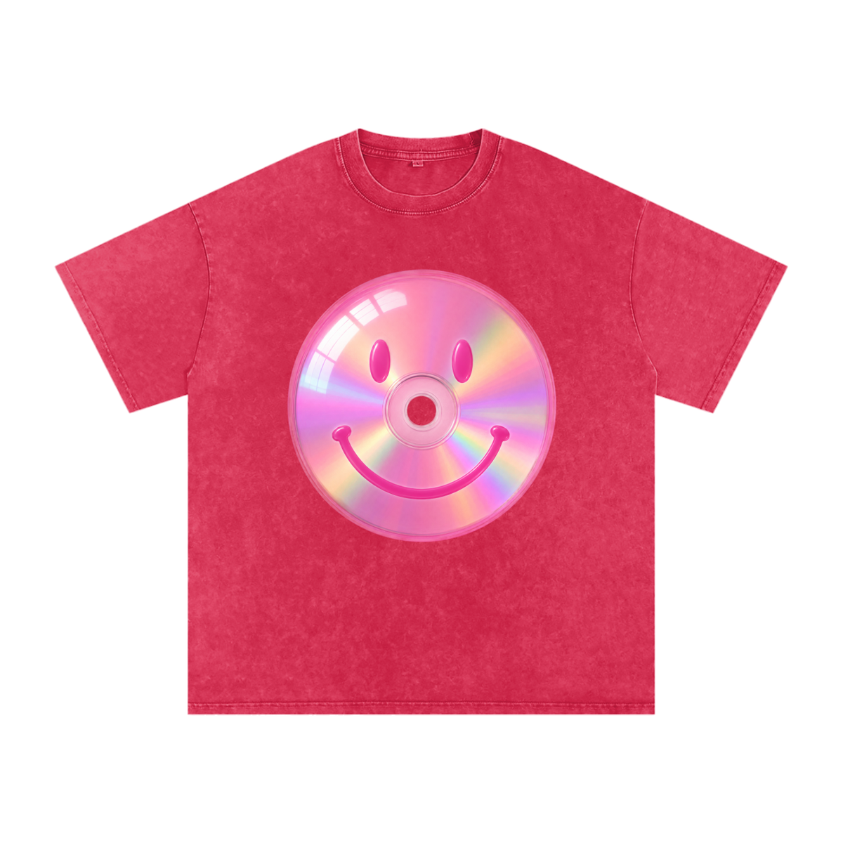 Smile Oversized Cotton T-Shirt