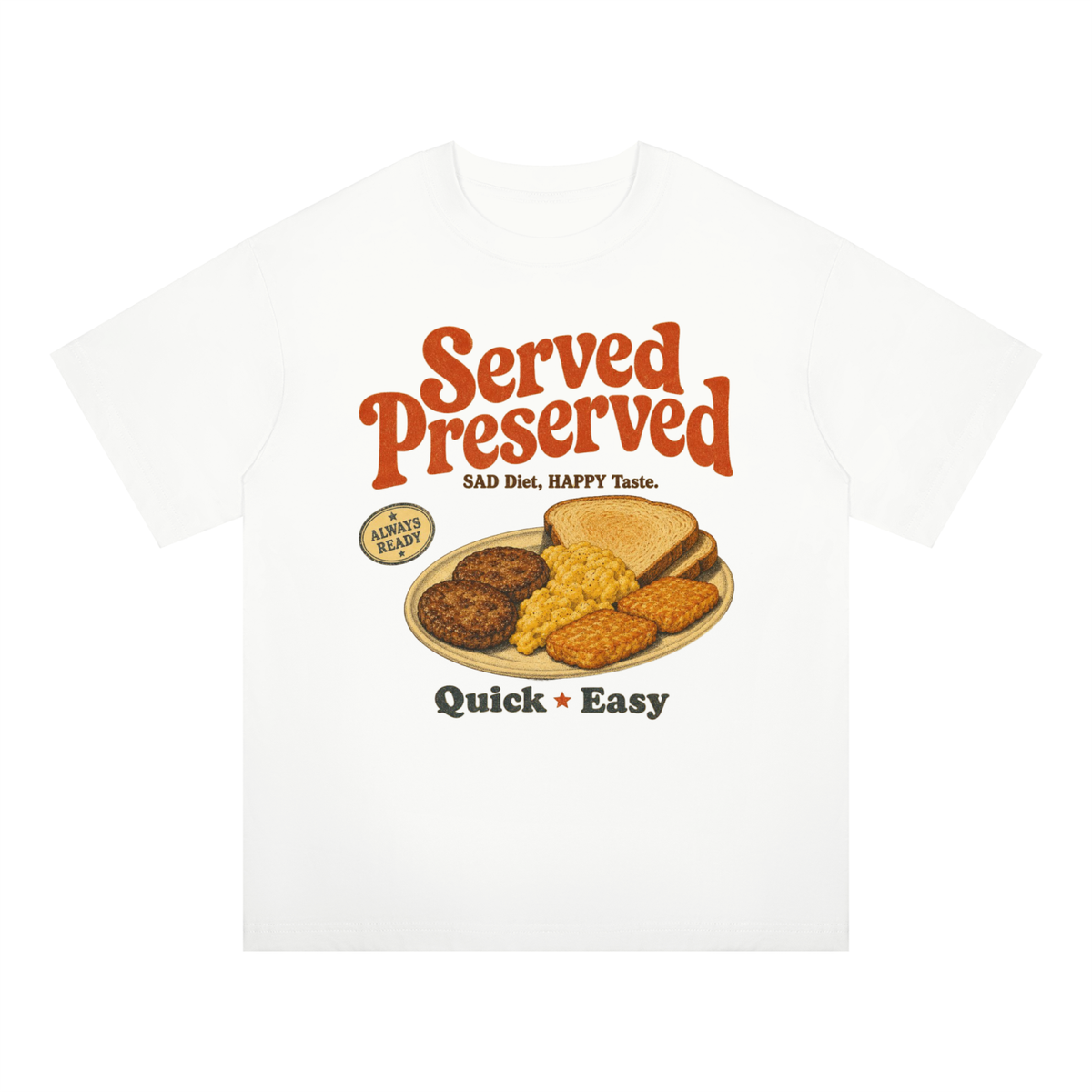 Unisex Oversized SAD DIET T-Shirt