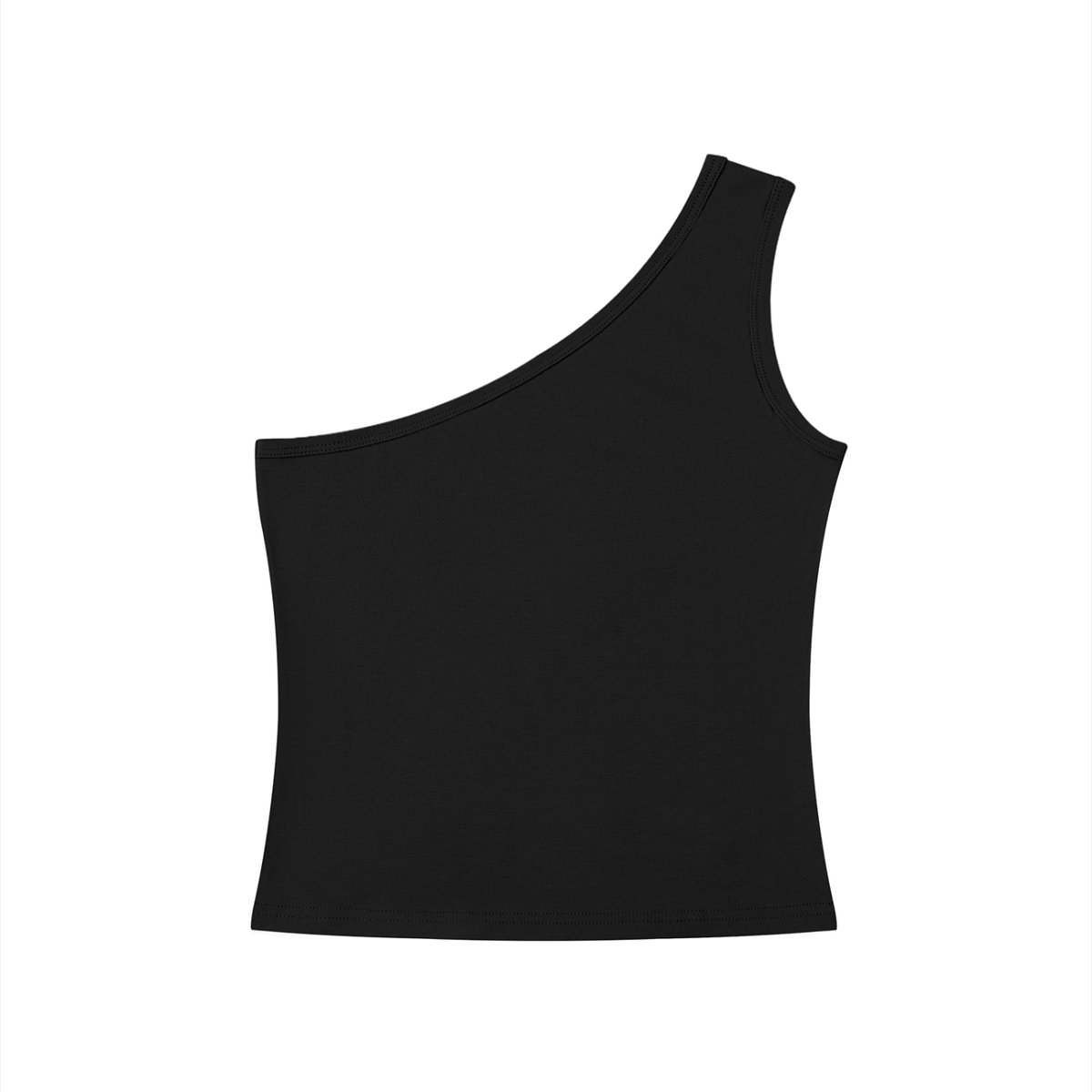 Holy Trinity One-Shoulder Crop Tank Top