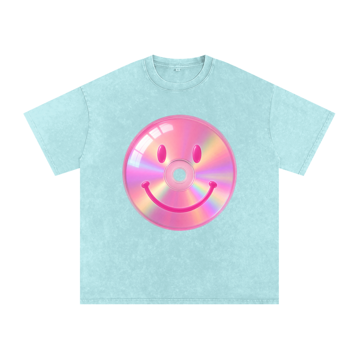 Smile Oversized Cotton T-Shirt