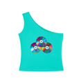 Holy Trinity One-Shoulder Crop Tank Top