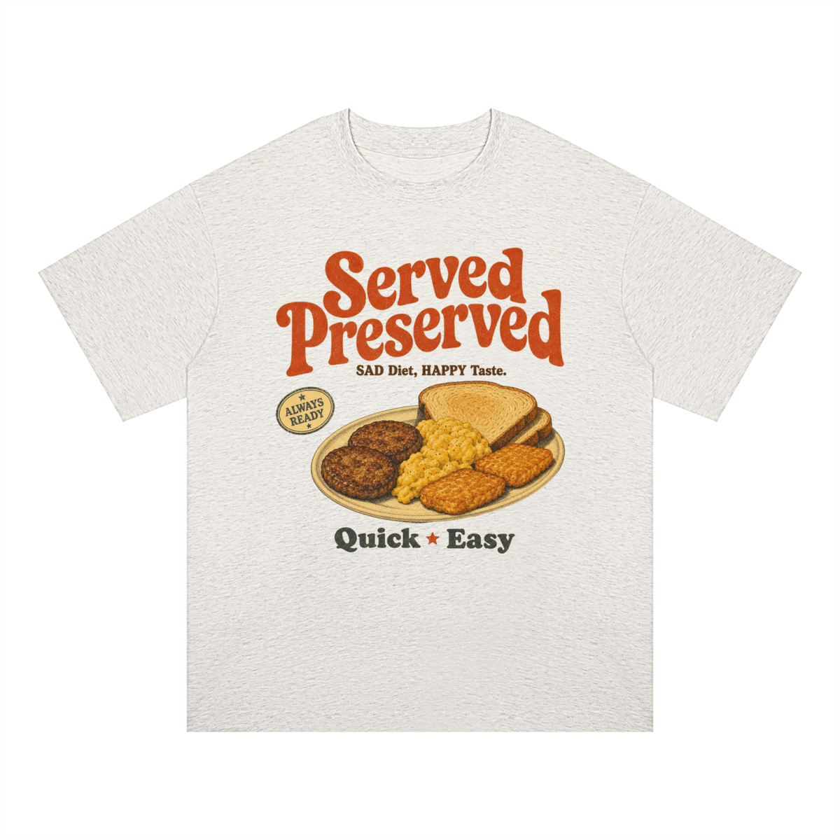 Unisex Oversized SAD DIET T-Shirt