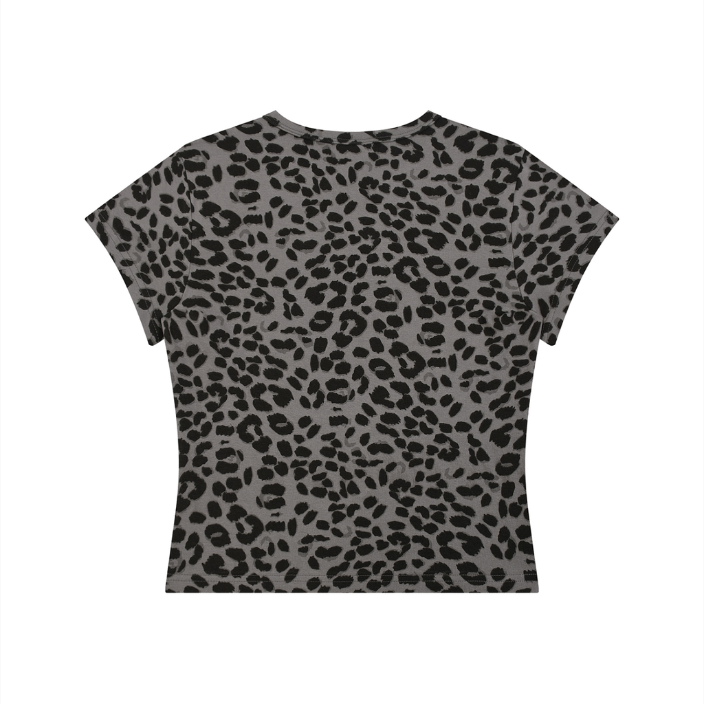 Women’s Leopard Print Baby T-Shirt