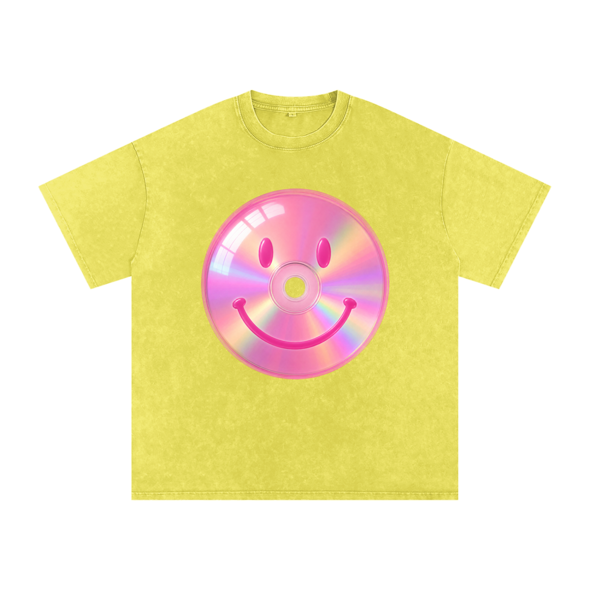 Smile Oversized Cotton T-Shirt
