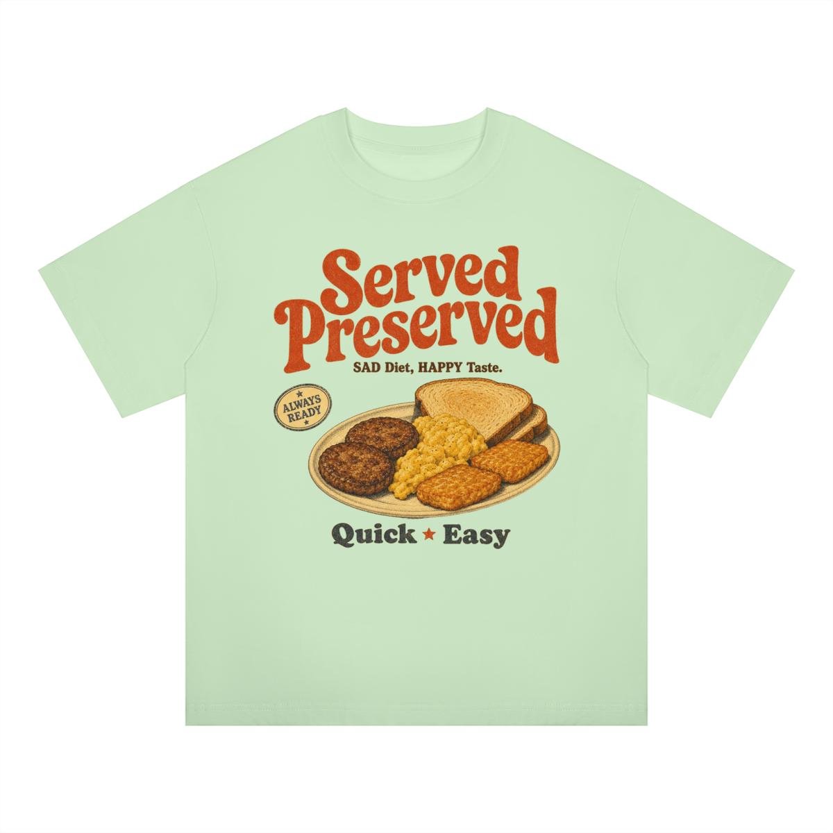 Unisex Oversized SAD DIET T-Shirt