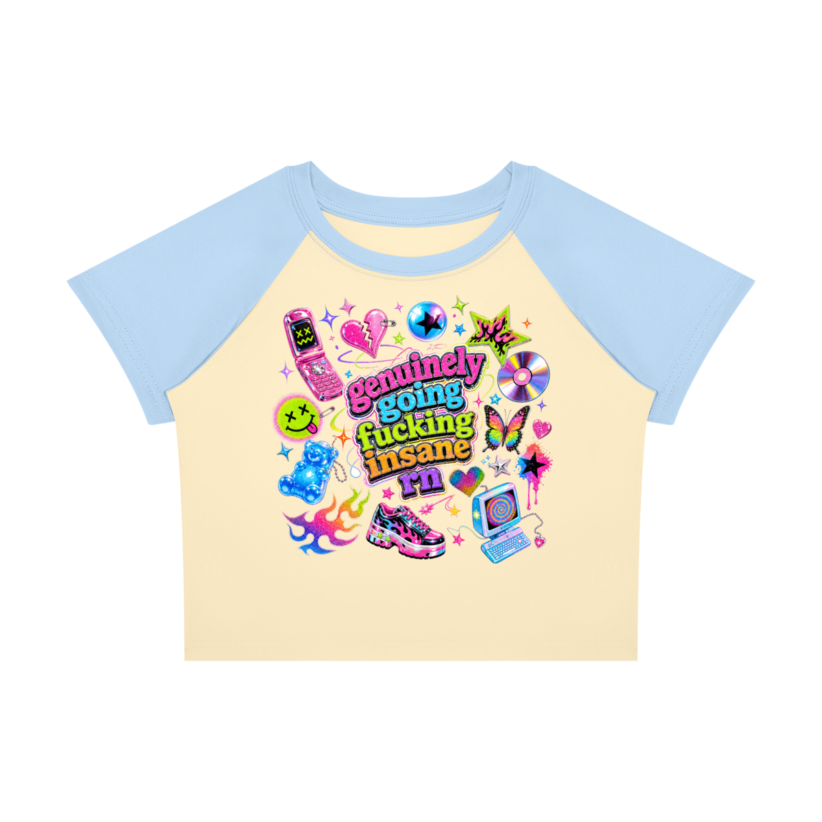 Going Insane Color Block Baby T-Shirt
